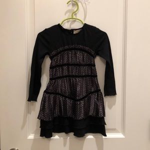 Monna Lisa girls size 3/4 black dress.Made inItaly